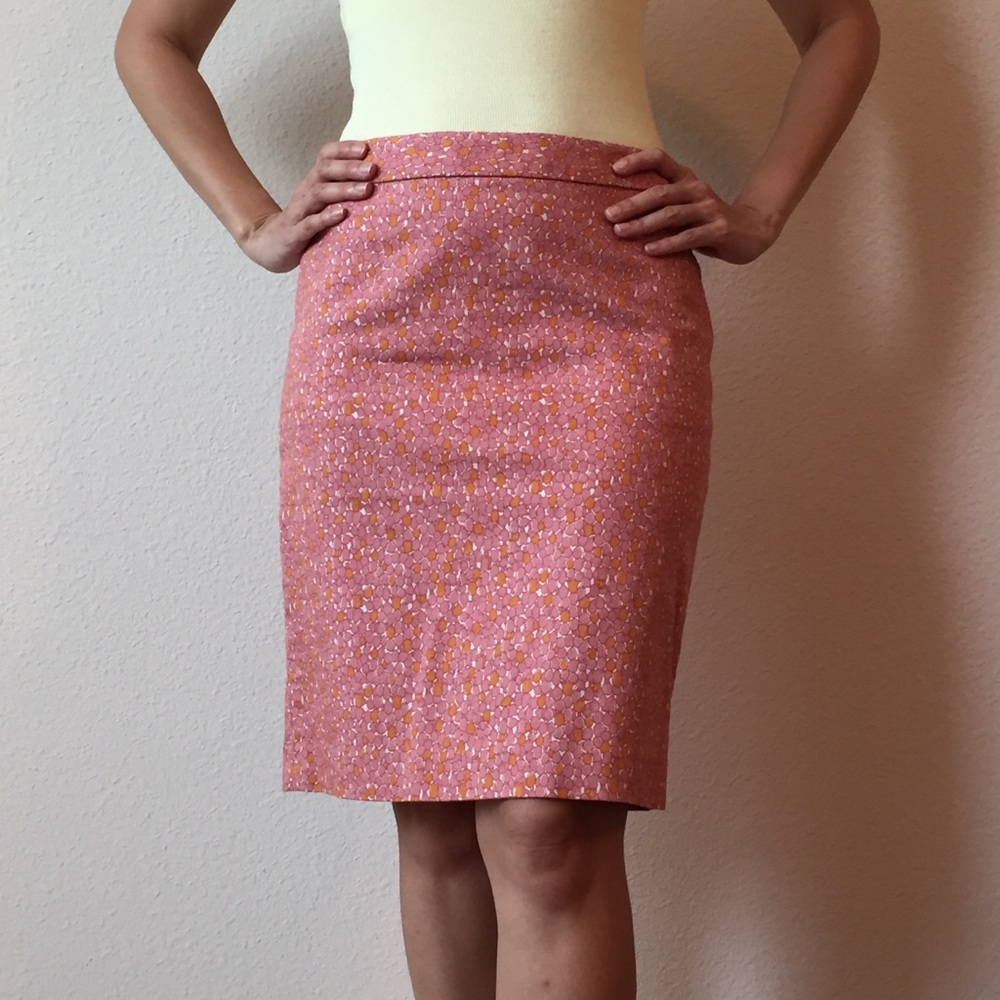 Talbots pink skirt